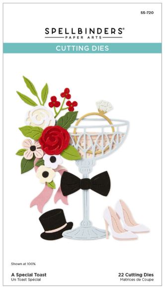 Spellbinders - Etched Dies - Happier Hour  A Special Toast S5-720 Spellbinders - Etched Dies - Happier Hour  A Special Toast S5-720