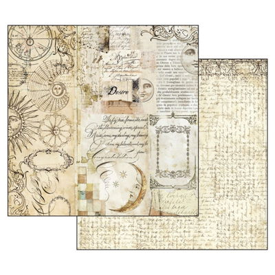Stamperia Paper Pad 12x12 - Alchemy 10 sheets