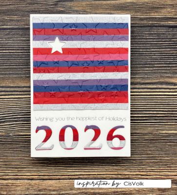 Vaessen Creative - Embossing folder - Stars CAR0112