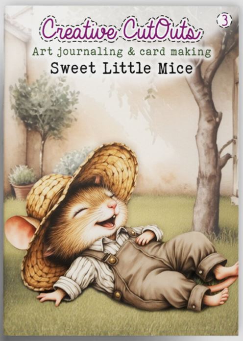 Creatief Art - Creative CutOuts - Sweet little mice Book