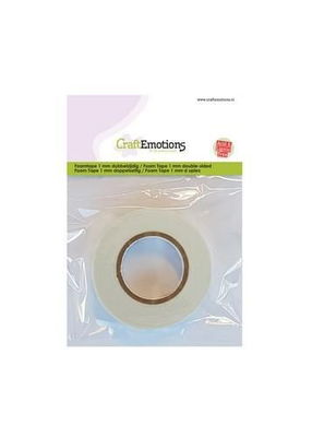CraftEmotions - Foam tape 1 mm double-sided 2M
