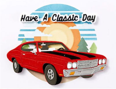 Spellbinders - Etched Dies - Muscle Car S4-1443