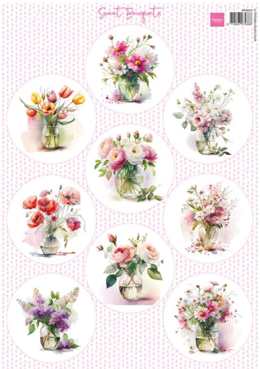 Marianne D - Decoupage - Sweet Bouquets VK9640