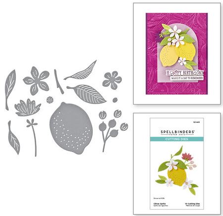 Spellbinders - Etched Dies - La Dolce Vita Citrus Spritz S2-445