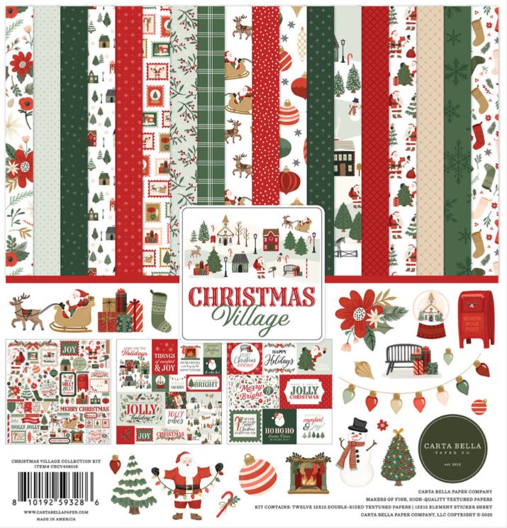 Carta Bella - 12x12 collection pack - Christmas Village