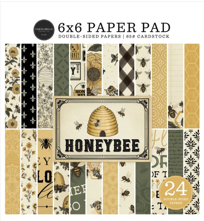 Carta Bella - 6x6 paper pad - Honey Bee