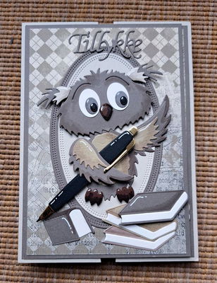 By Lene - Cutting & Embossing Die - Owls  BLD1831