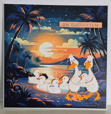 By Lene - Cutting & Embossing Die - Ducks BLD1775
