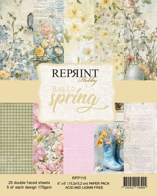 Reprint - Paperpack 6x6 - Hello Spring collection