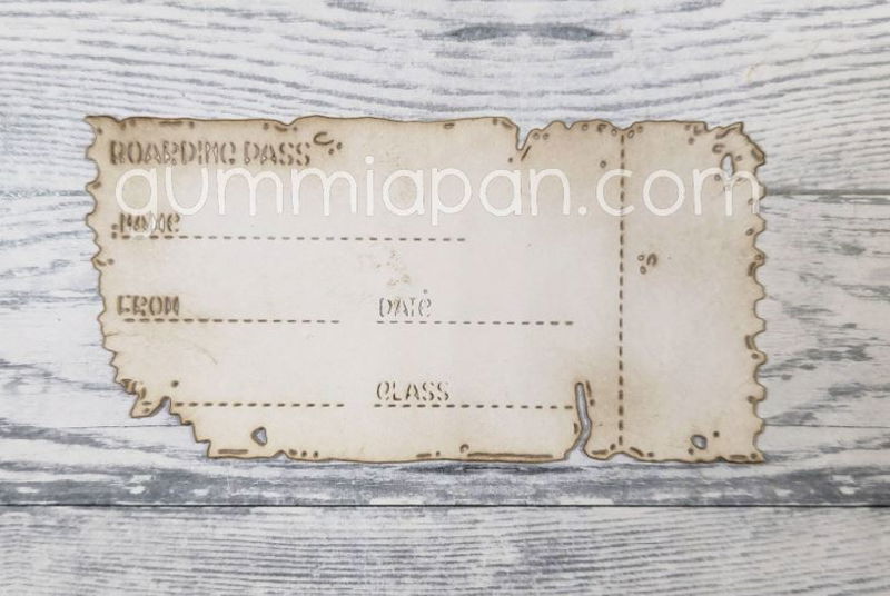 Gummiapan - Dies - Slitet Boarding Pass  D2509103