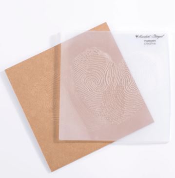 Vaessen Creative - Mundart Stempel • Embossing folder finger print