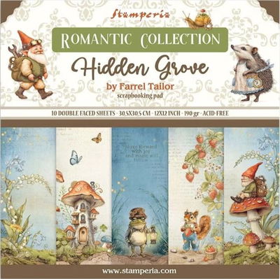 Stamperia - Paper Pad 12x12 - Hidden Grove