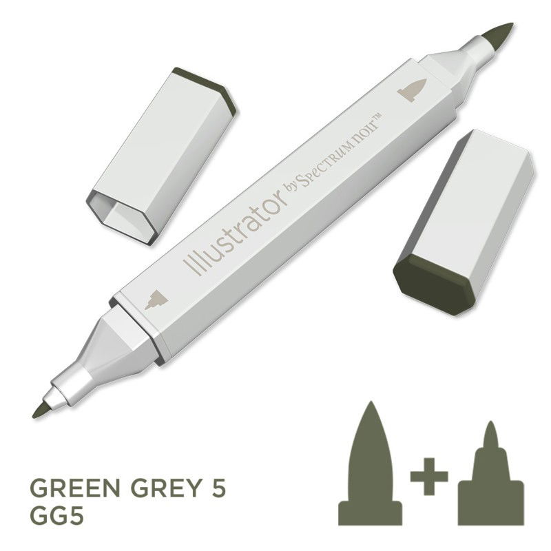 Spectrum Noir - Illustrator - Green grey 5