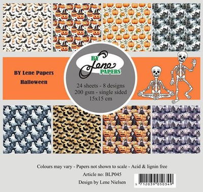 By Lene - Paper pad 15x15 - Halloween BLP045