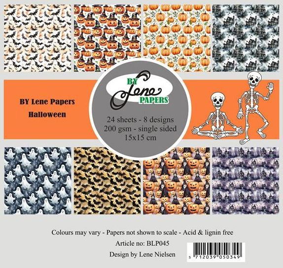 By Lene - Paper pad 15x15 - Halloween BLP045
