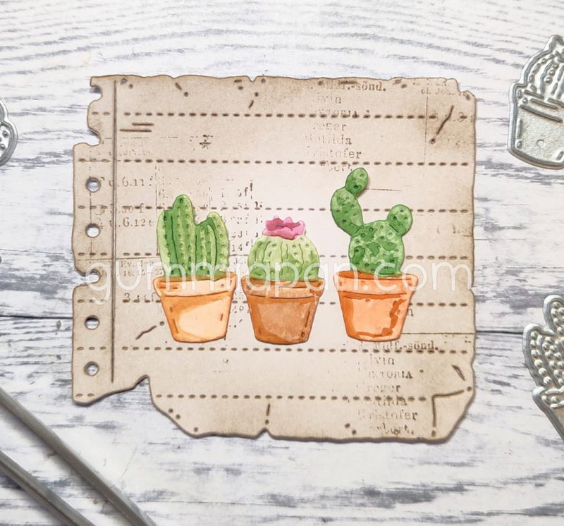 Gummiapan - Dies - Tre Kaktusar D260434