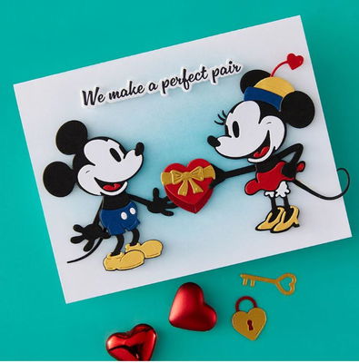 Spellbinders - Etched Dies - Classic Mouse Love Collection S4-1522