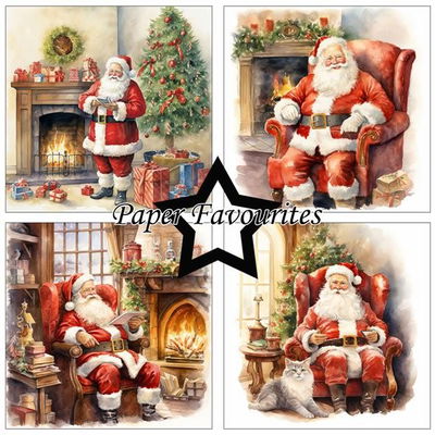 Paper Favourites - 6x6  Paper Pack - Santa PF264