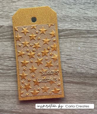 Vaessen Creative - Embossing folder - Stars CAR0112