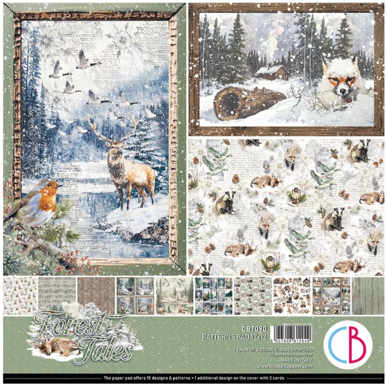 Ciao Bella - Forest Tales - paper pad pattern 12x12
