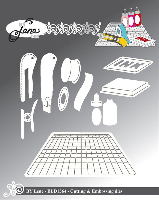 By Lene - Cutting & Embossing Die - "Craft Tools" BLD1364