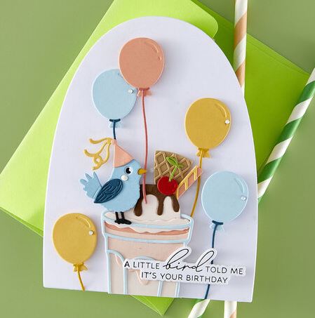 Spellbinders - Etched Dies - Happier Hour  Fountain Wishes S5-725 Spellbinders - Etched Dies - Happier Hour  Fountain Wishes S5-725