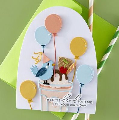 Spellbinders - Etched Dies - Happier Hour  Fountain Wishes S5-725 Spellbinders - Etched Dies - Happier Hour  Fountain Wishes S5-725