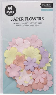 Studio Light - Paper Flowers  -Pastel  25pcs  SL-CO-FLOW16
