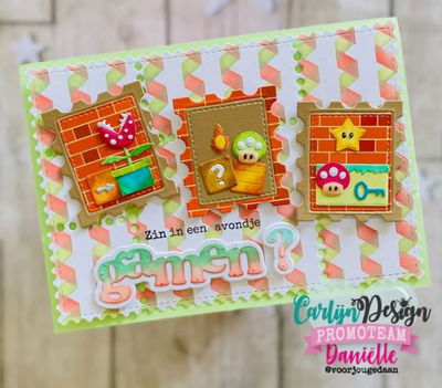 CarlijnDesign - Cutting & Embossing Die - Game Accessoires  CDSN-0347