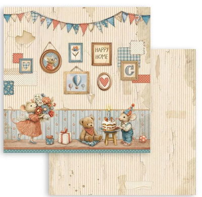Stamperia - 12x12 Paper Pack - Family