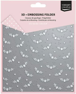 Vaessen Creative - Embossing folder - Bats 3625-0004
