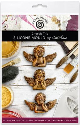 Cosmic Shimmer - Silicone Mould Cherub Trio CA0203-CS