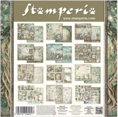 Stamperia - Paper Pad 12x12 - Herbarium Silvae
