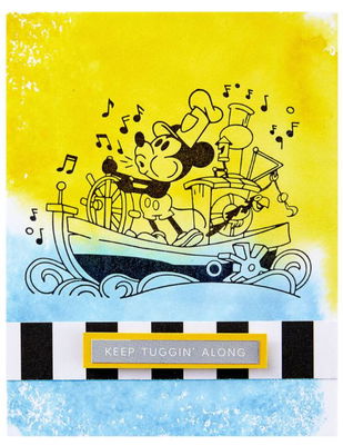 Spellbinders -  BetterPress - Classic Mouse Press Plate & Die Set Steamboat Willie BP-313
