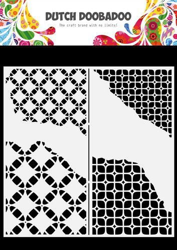 Dutch Boodaboo - Mask Art Grunge  210x210mm  .113