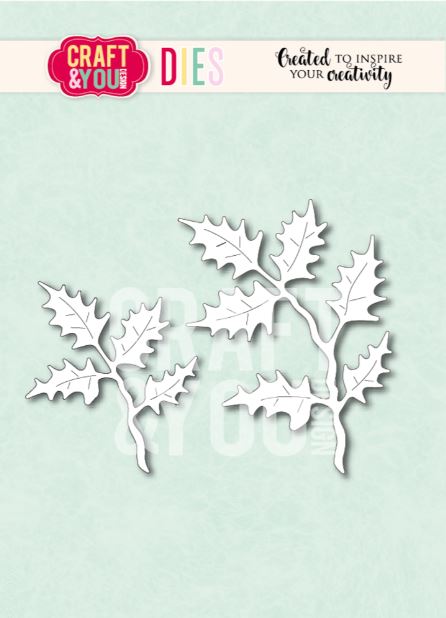 Craft and You - Die - Big Holly Leaves CW379