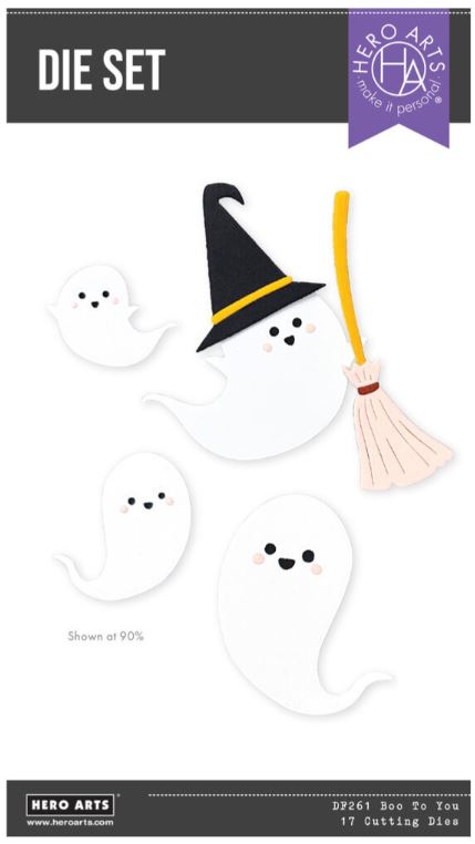 Hero Arts - Die set - Hocus Pocus Boo to You DF261