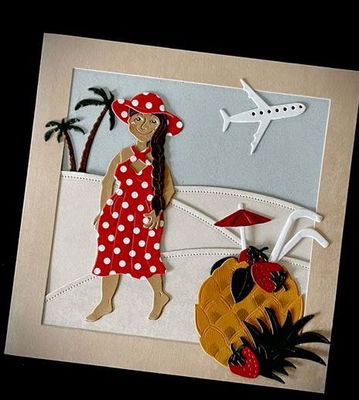 By Lene - Cutting & Embossing Die - Hawaii Drink BLD1743