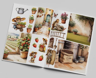 Creatief Art - Creative CutOuts - Sweet little mice Book