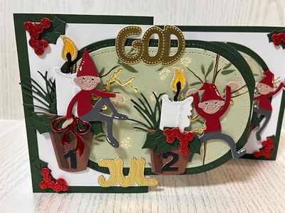 By Lene - Cutting & Embossing Die - Adventh Candle  BLD1206