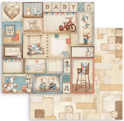 Stamperia - 12x12 Paper Mini Pad 6pcs - Baby