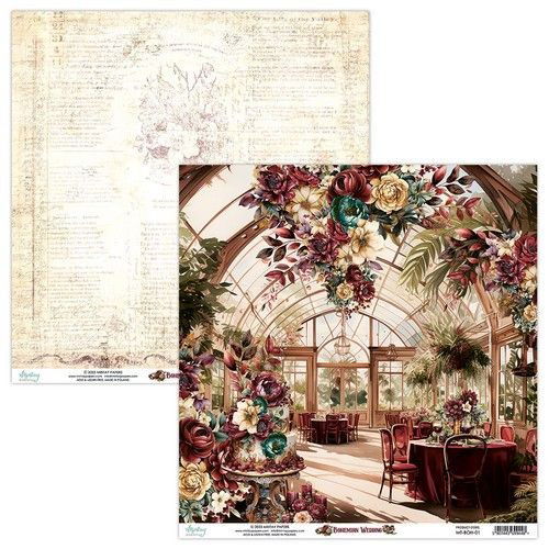 Mintay - 12 x 12 Paper - Bohemian Wedding 01