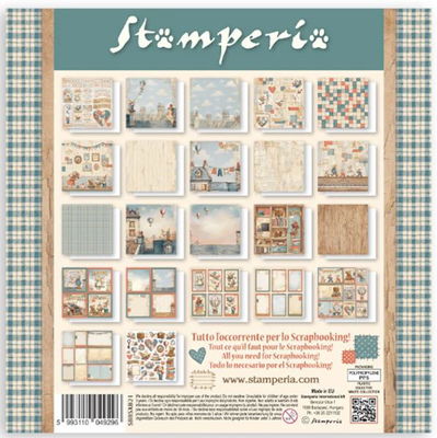Stamperia - Maxi Paper Pack Single Face 12x12 - Family