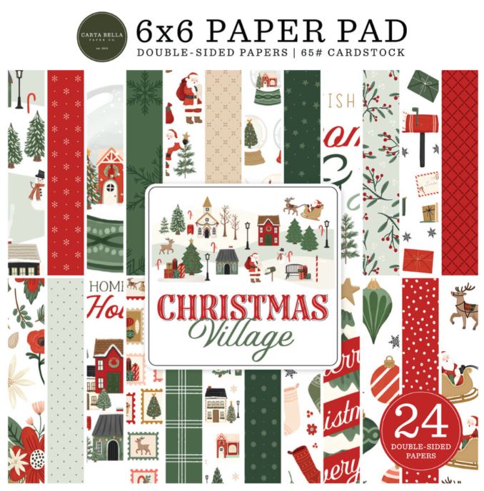 Carta Bella - 6x6 paper pad - Christmas Village