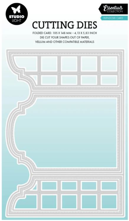 Studio Light - Cut. and Emb. Die  - Essentials Window Card 1073