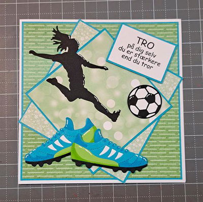 By Lene - Cutting & Embossing Die - Football Shoe  BLD1814