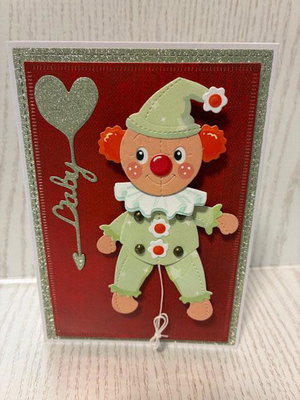 By Lene - Cutting & Embossing Die - Clown  BLD1836