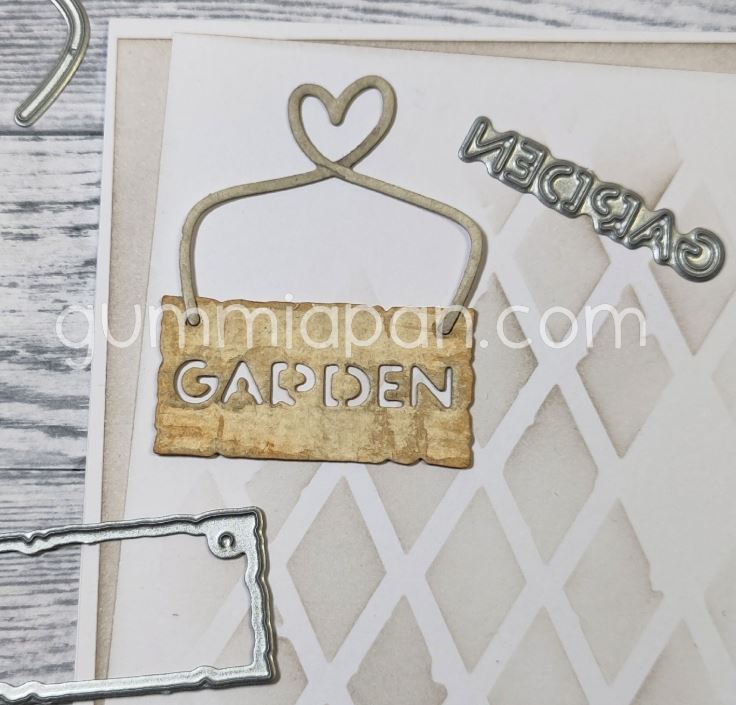 Gummiapan - Dies - Garden sign D250404