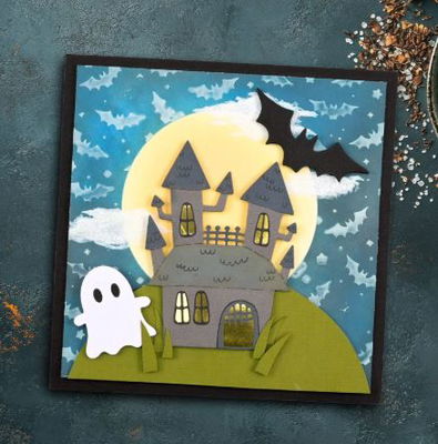 Vaessen Creative - Embossing folder - Bats 3625-0004