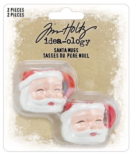 Tim Holtz Idea-Ology - Christmas Santa Mug TH94419